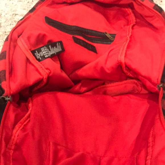 Flannel backpack - Picture 4 of 5